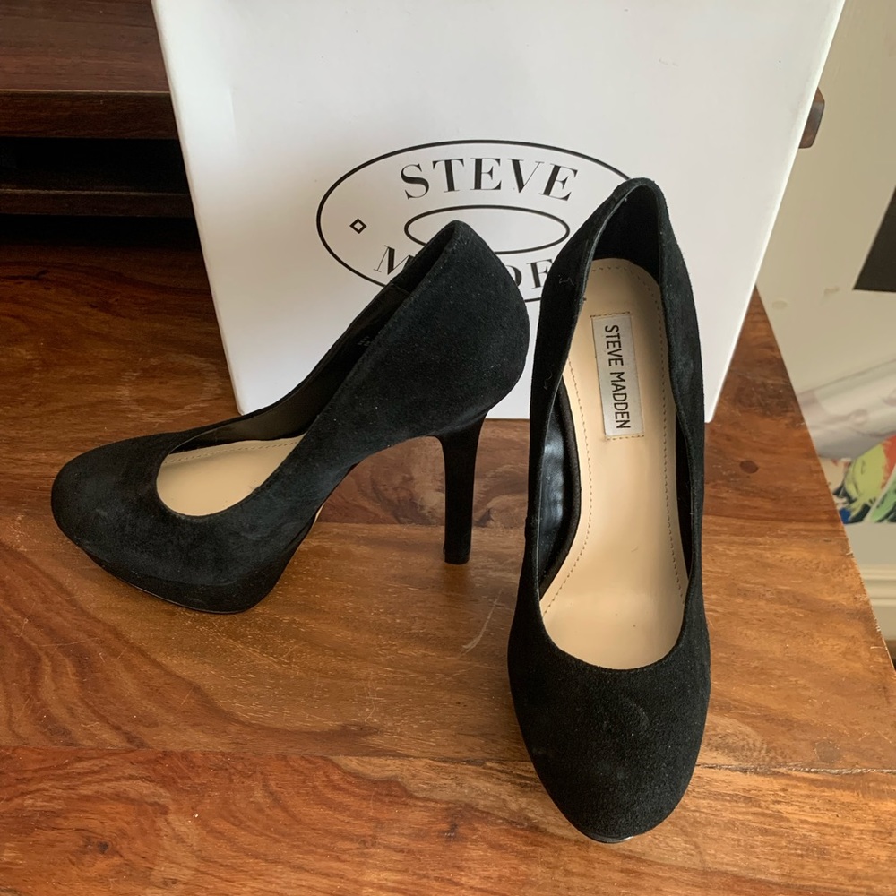 Steve Madden - black size 8 heels